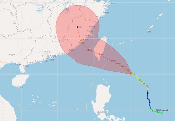 纳沙台风最新进展播报