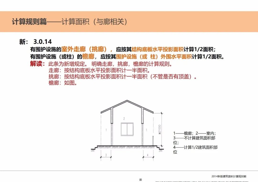 最新版建筑面积计算规范解读