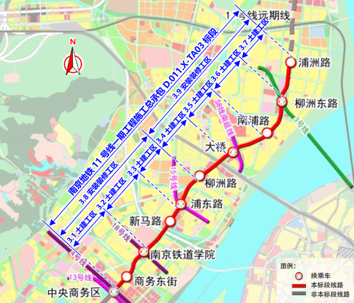 南京地铁11号线全新版线路图大揭秘！