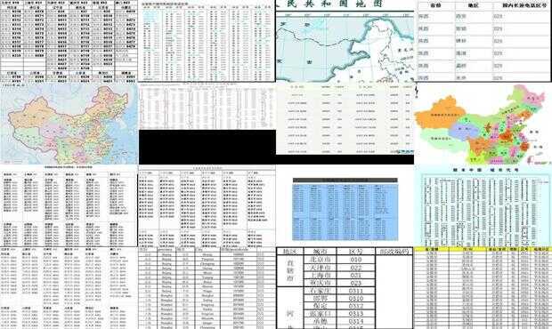 全国最新区号一览表全新升级版
